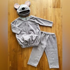 3-Piece Set 3-4T Handmade Mouse Costume for Toddler